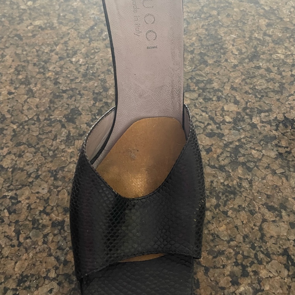 Gucci mules open toe